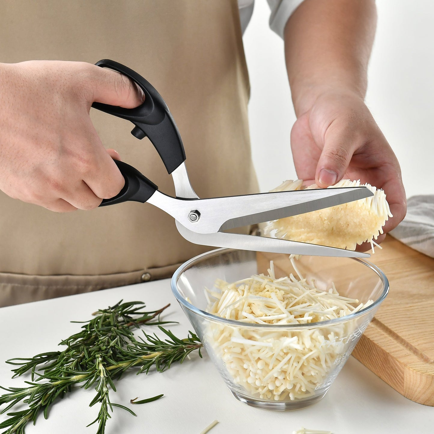 キッチンはさみ 2in1 ナイフ 分解 食洗器対応