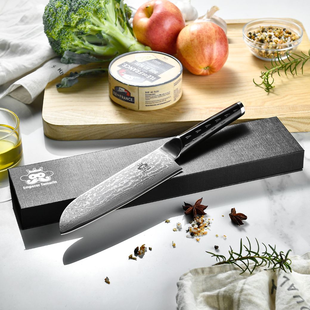 三徳包丁 ダマスカス鋼 17.8cm 食洗器対応