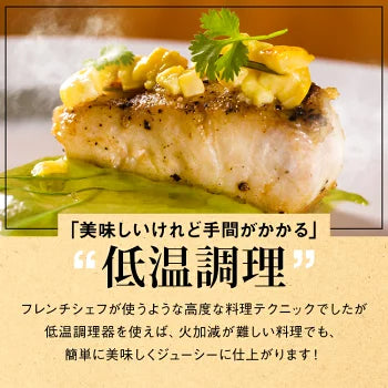 低温調理器 ハイパワー 1200W 自立型 クリップ式